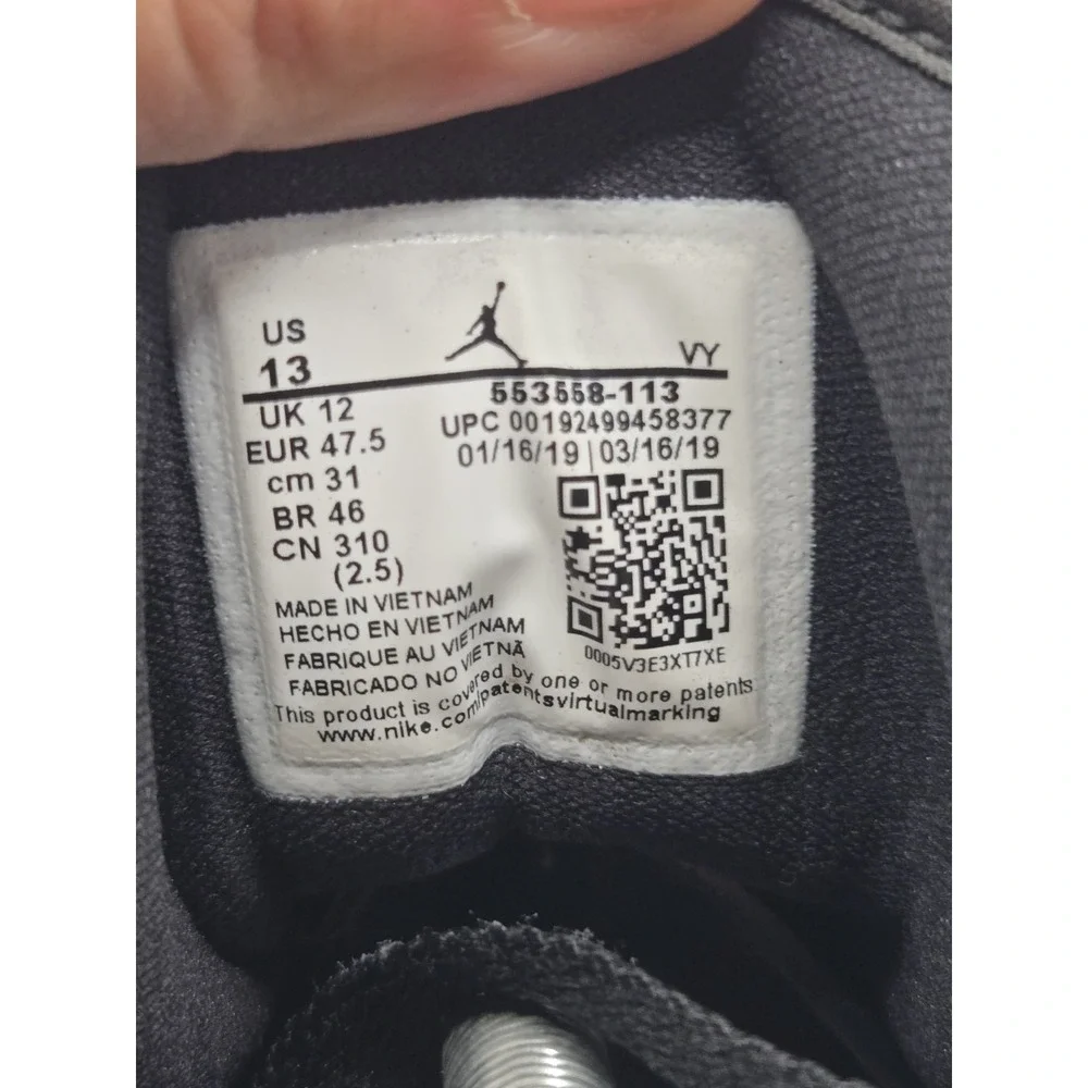 Air Jordan 1 Low Mystic Green  553558-113 SneakersMens 13